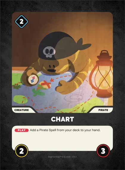 Chart — Pirate creature, Doginal Dogs Legends TCG
