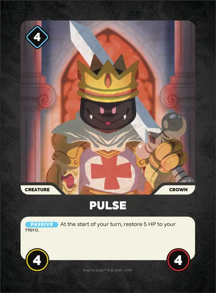 Pulse — Crown creature, Doginal Dogs Legends TCG