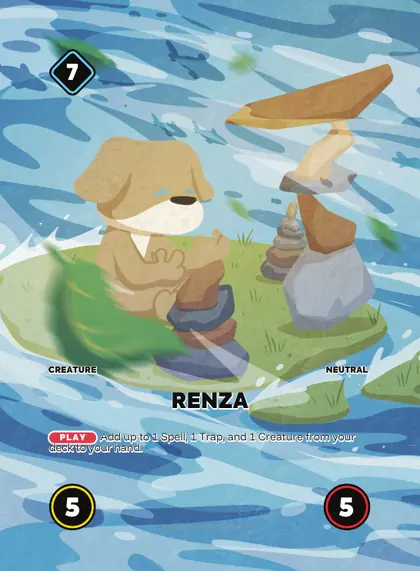 Renza — Neutral creature, Doginal Dogs Legends TCG