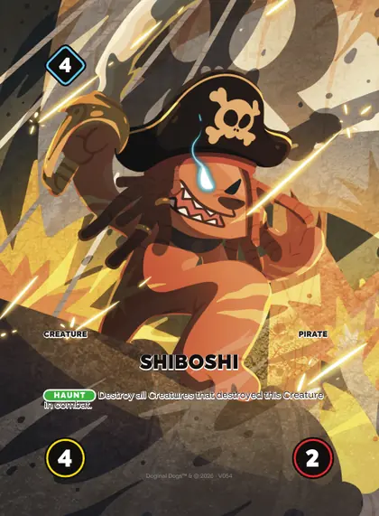 Shiboshi — Pirate creature, Doginal Dogs Legends TCG