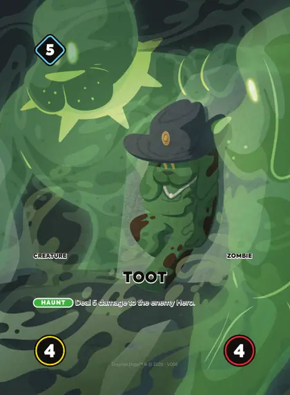 Toot — Zombie creature, Doginal Dogs Legends TCG
