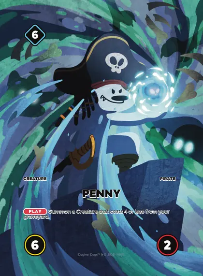 Penny — Pirate creature, Doginal Dogs Legends TCG