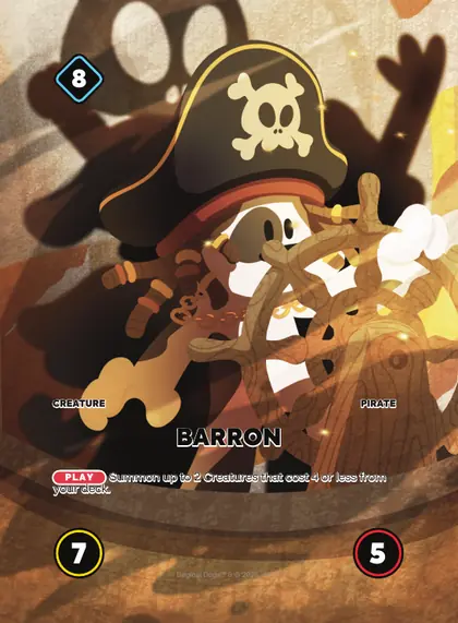 Barron — Pirate creature, Doginal Dogs Legends TCG