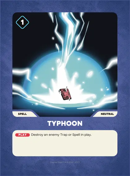 Typhoon — Neutral spell, Doginal Dogs Legends TCG