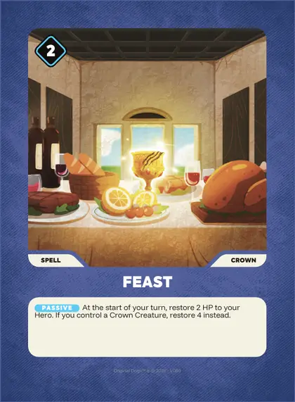 Feast — Crown spell, Doginal Dogs Legends TCG