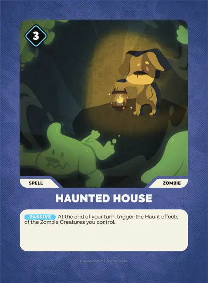 Haunted House — Zombie spell, Doginal Dogs Legends TCG