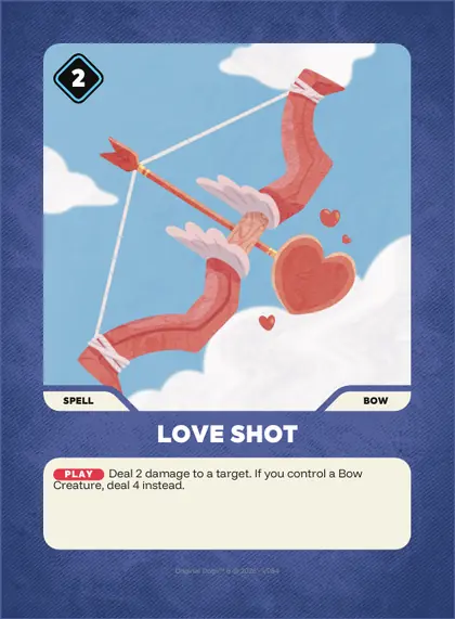 Love Shot — Bow spell, Doginal Dogs Legends TCG
