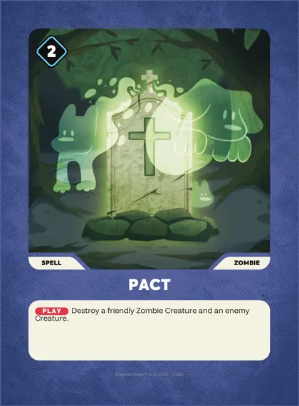 Pact — Zombie spell, Doginal Dogs Legends TCG