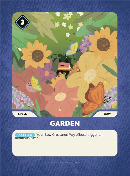 Garden — Bow spell, Doginal Dogs Legends TCG