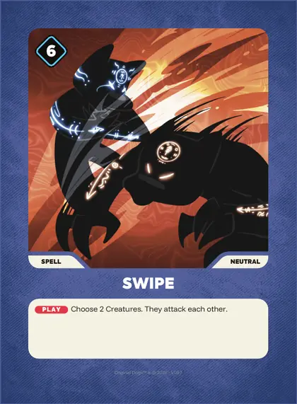 Swipe — Neutral spell, Doginal Dogs Legends TCG