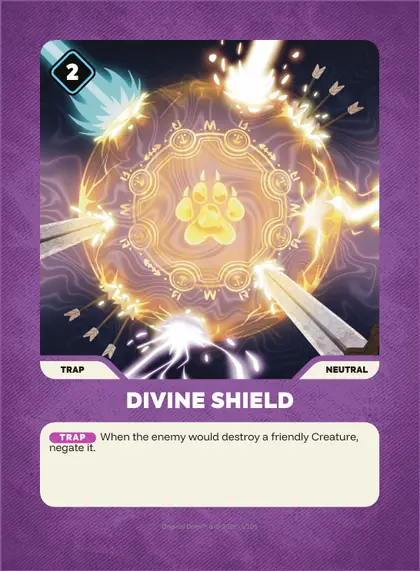 Divine Shield — Neutral trap, Doginal Dogs Legends TCG