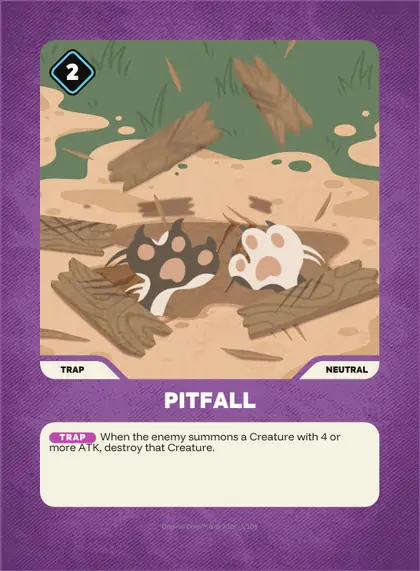 Pitfall — Neutral trap, Doginal Dogs Legends TCG
