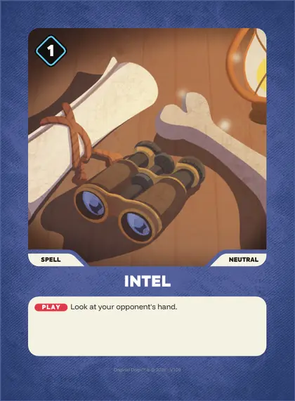 Intel — Neutral spell, Doginal Dogs Legends TCG
