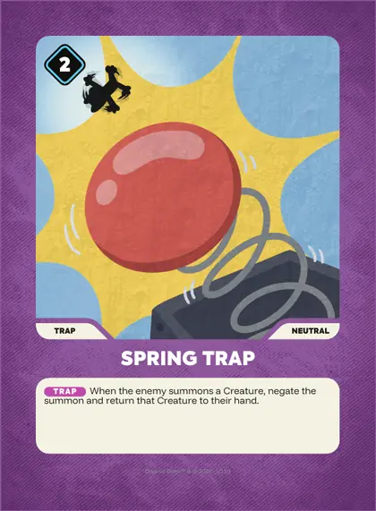 Spring Trap — Neutral trap, Doginal Dogs Legends TCG